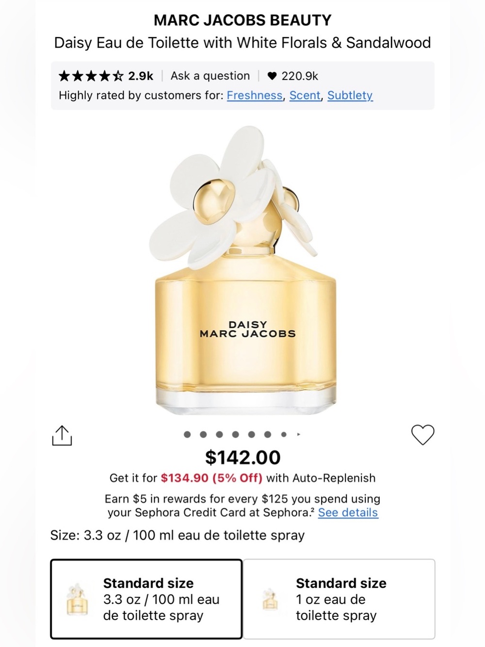 🌸Marc Jacobs Daisy— 3.4oz